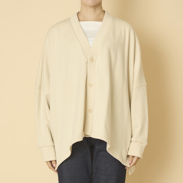 ciroc/コーマ裏毛カーディガン