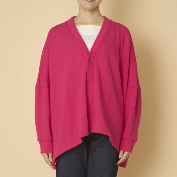 ciroc/コーマ裏毛カーディガン