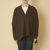 ciroc/コーマ裏毛カーディガン