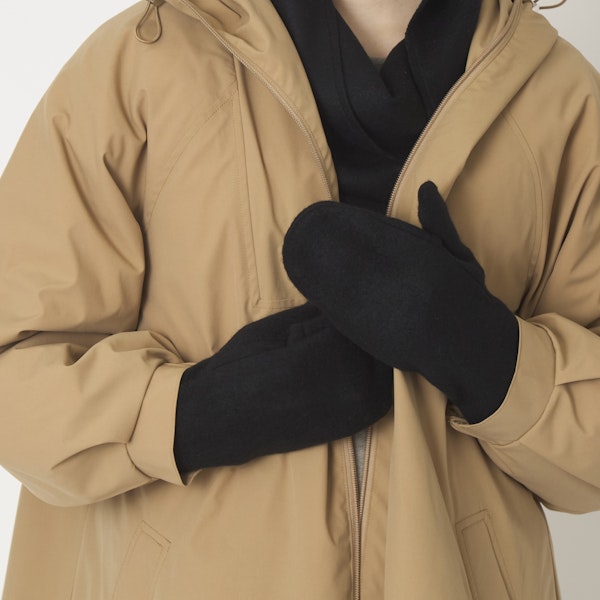 KOHARU/シルクフリース ミトン