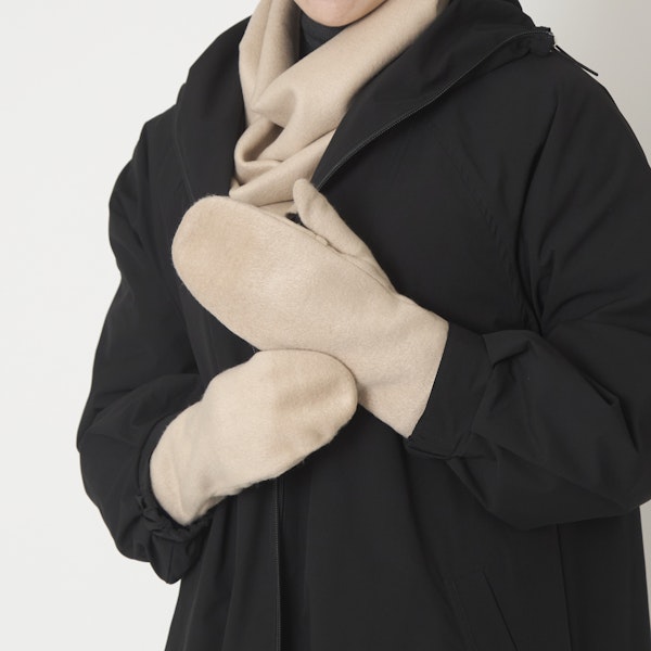 KOHARU/シルクフリース ミトン