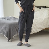 伸びるコットンガーゼのパジャマ兼ルームウェア パンツ