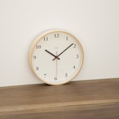 Lemnos/電波時計 Plywood clock 小