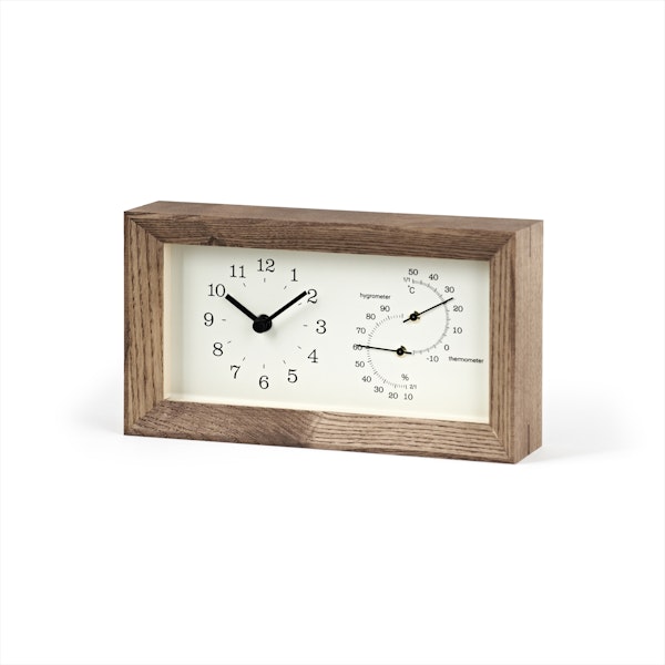 Lemnos/FRAME -ナチュラルな風合いが魅力の温湿機能付き時計 