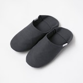 ABE HOME SHOES/帆布のバブーシュ L