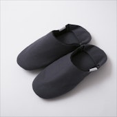 ABE HOME SHOES/帆布のバブーシュ ボア M