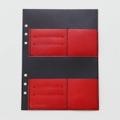 KAKURA/LEATHER CARD POCKET