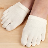 ドクターシルク/本物シルクの5本指靴下「くつしたの下」2足セット 婦人用