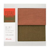 ルルルワークス/TWO-TONE フェイスタオル