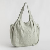 LINEN & BASIC/リネンのバルーンバッグ
