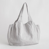 LINEN & BASIC/リネンのバルーンバッグ