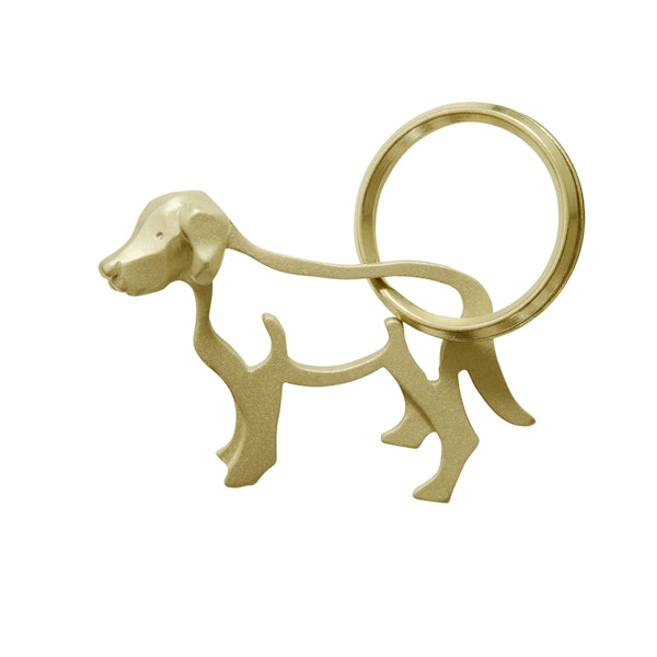 PROOF OF GUILD/EZA animal -10年後が楽しみな、犬の真鍮キーリング - スタイルストア