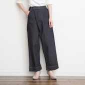 STELLA CIFFON/ラップ風デニムパンツ