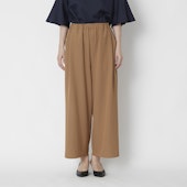 Kilka/洗えてシワになりにくいオールゴムワイドパンツ