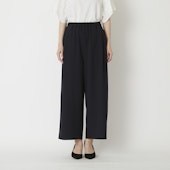 Kilka/洗えてシワになりにくいオールゴムワイドパンツ