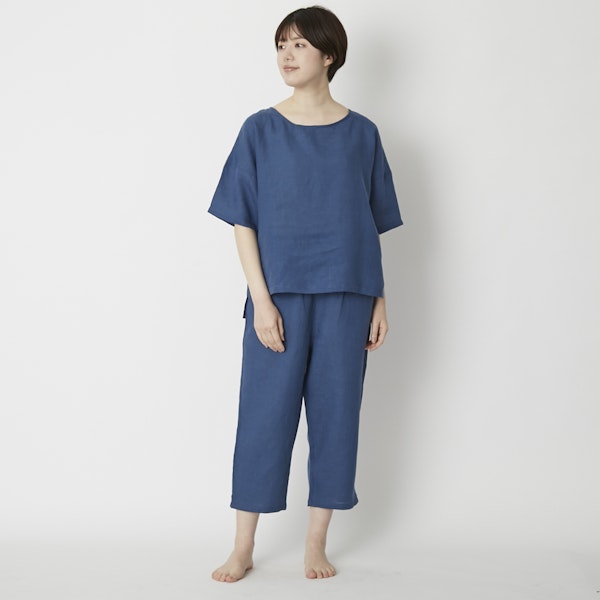 LINEN&BASIC/リネンのパジャマ兼ルームウェア -機能と見た目を兼ね備え 