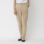 WESTWOOD OUTFITTERS/きれいめ無地のタックテーパードパンツ