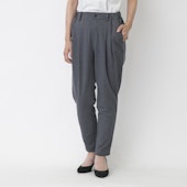 WESTWOOD OUTFITTERS/きれいめ無地のタックテーパードパンツ