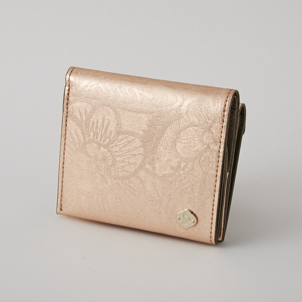 FIORAIA/METALO ミニウォレット - 小さくても機能充実、メタリックなミニ財布