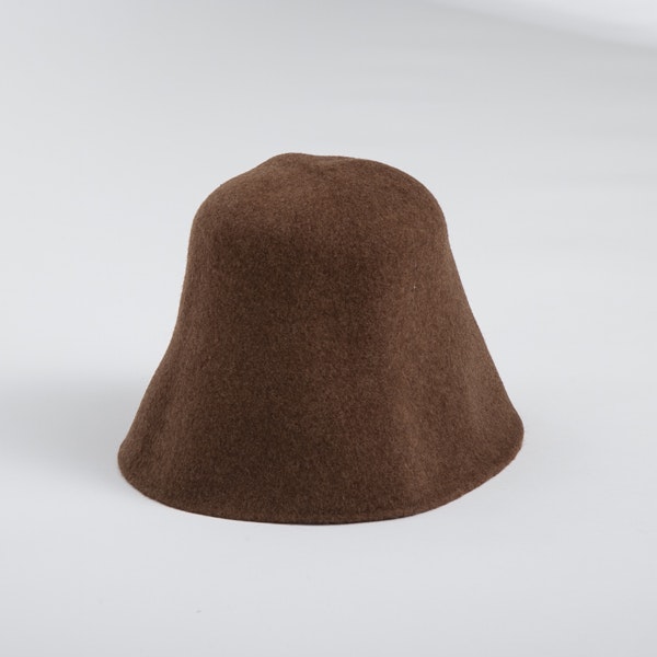 TERRE/WOOL FELTING BUCKET -暖かくて蒸れないウール100%の帽子